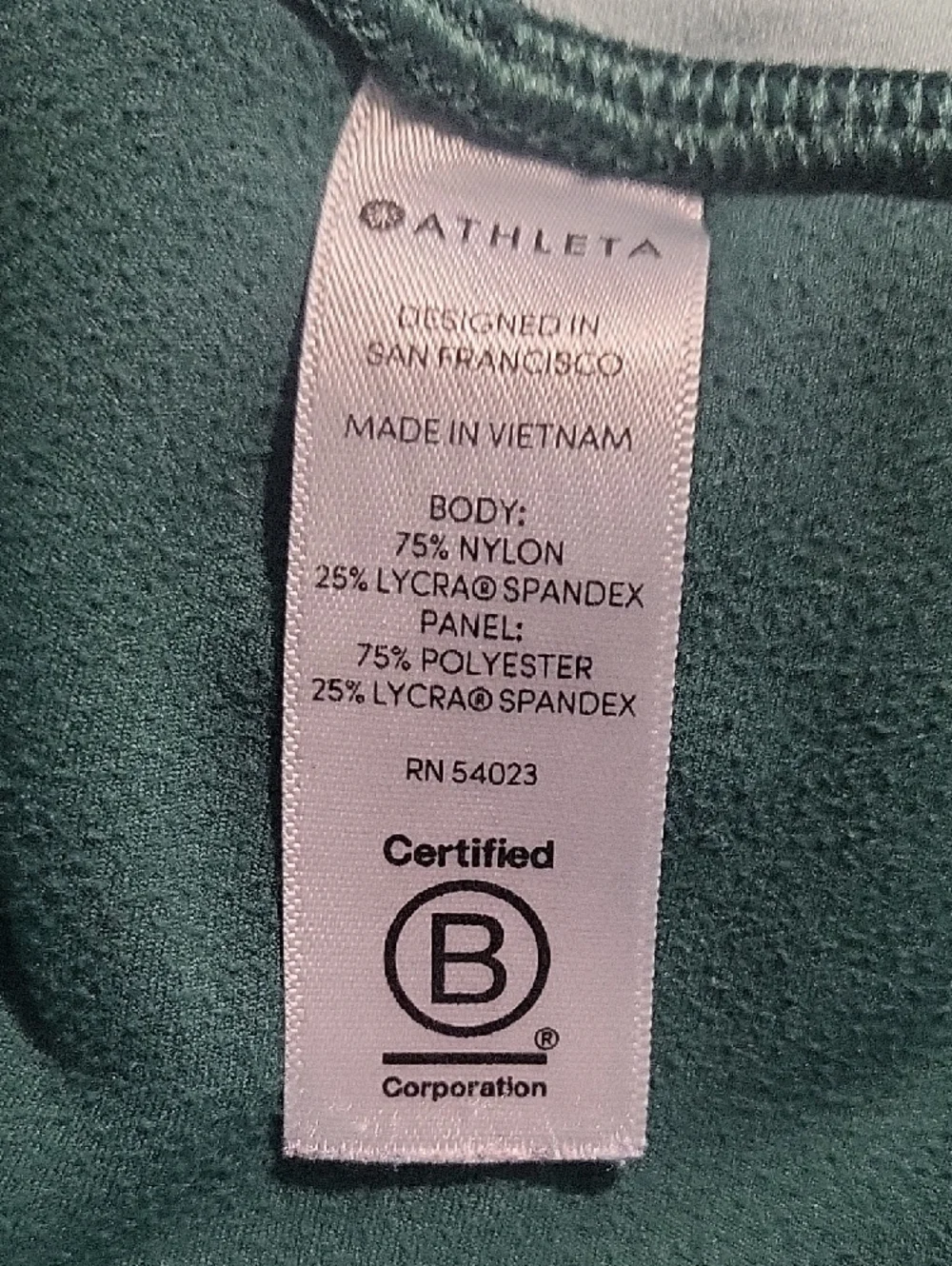 Women’s Athleta High Rise Colorblock Leggings Small Teal Mint Athletic Yoga Pant - Picture 10 of 13